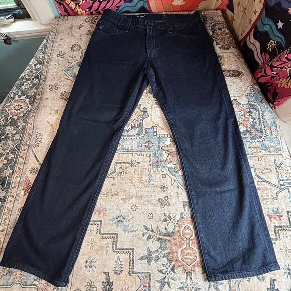Adriano Goldshmied Dark Blue Jeans Men's Straight Leg Size 33 X 28 - Picture 1 of 11